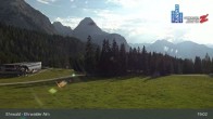 Archiv Foto Webcam Sicht auf das Kinderland an der Ehrwalder Alm 18:00