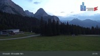 Archiv Foto Webcam Sicht auf das Kinderland an der Ehrwalder Alm 20:00