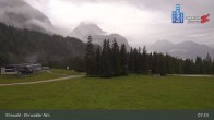 Archiv Foto Webcam Sicht auf das Kinderland an der Ehrwalder Alm 06:00
