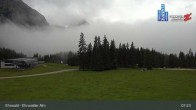 Archiv Foto Webcam Sicht auf das Kinderland an der Ehrwalder Alm 06:00
