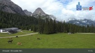 Archiv Foto Webcam Sicht auf das Kinderland an der Ehrwalder Alm 10:00