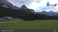 Archiv Foto Webcam Sicht auf das Kinderland an der Ehrwalder Alm 20:00