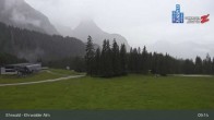 Archiv Foto Webcam Sicht auf das Kinderland an der Ehrwalder Alm 08:00