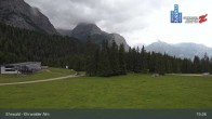 Archiv Foto Webcam Sicht auf das Kinderland an der Ehrwalder Alm 14:00