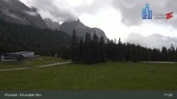 Archiv Foto Webcam Sicht auf das Kinderland an der Ehrwalder Alm 16:00