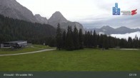 Archiv Foto Webcam Sicht auf das Kinderland an der Ehrwalder Alm 06:00