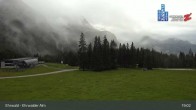 Archiv Foto Webcam Sicht auf das Kinderland an der Ehrwalder Alm 18:00