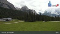 Archiv Foto Webcam Sicht auf das Kinderland an der Ehrwalder Alm 10:00