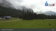 Archiv Foto Webcam Sicht auf das Kinderland an der Ehrwalder Alm 12:00