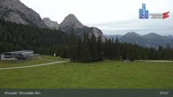 Archiv Foto Webcam Sicht auf das Kinderland an der Ehrwalder Alm 07:00