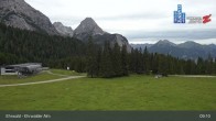 Archiv Foto Webcam Sicht auf das Kinderland an der Ehrwalder Alm 08:00