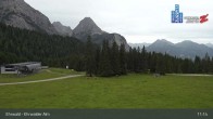 Archiv Foto Webcam Sicht auf das Kinderland an der Ehrwalder Alm 10:00