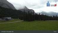 Archiv Foto Webcam Sicht auf das Kinderland an der Ehrwalder Alm 14:00