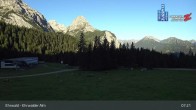 Archiv Foto Webcam Sicht auf das Kinderland an der Ehrwalder Alm 06:00