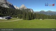 Archiv Foto Webcam Sicht auf das Kinderland an der Ehrwalder Alm 08:00