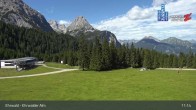 Archiv Foto Webcam Sicht auf das Kinderland an der Ehrwalder Alm 10:00