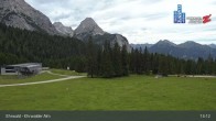 Archiv Foto Webcam Sicht auf das Kinderland an der Ehrwalder Alm 12:00