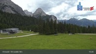 Archiv Foto Webcam Sicht auf das Kinderland an der Ehrwalder Alm 14:00