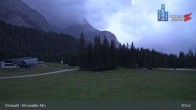 Archiv Foto Webcam Sicht auf das Kinderland an der Ehrwalder Alm 02:00