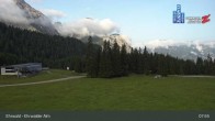 Archiv Foto Webcam Sicht auf das Kinderland an der Ehrwalder Alm 07:00