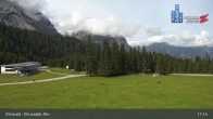 Archiv Foto Webcam Sicht auf das Kinderland an der Ehrwalder Alm 10:00