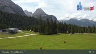 Archiv Foto Webcam Sicht auf das Kinderland an der Ehrwalder Alm 12:00