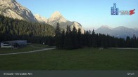 Archiv Foto Webcam Sicht auf das Kinderland an der Ehrwalder Alm 06:00