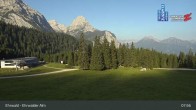 Archiv Foto Webcam Sicht auf das Kinderland an der Ehrwalder Alm 07:00