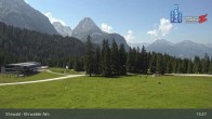 Archiv Foto Webcam Sicht auf das Kinderland an der Ehrwalder Alm 12:00