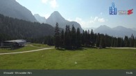 Archiv Foto Webcam Sicht auf das Kinderland an der Ehrwalder Alm 14:00