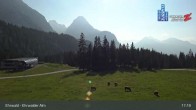 Archiv Foto Webcam Sicht auf das Kinderland an der Ehrwalder Alm 16:00