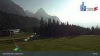Archiv Foto Webcam Sicht auf das Kinderland an der Ehrwalder Alm 18:00