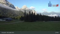 Archived image Webcam View of Ehrwalder Alm 07:00