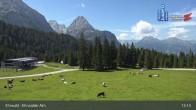 Archived image Webcam View of Ehrwalder Alm 12:00