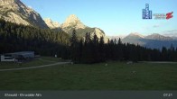 Archiv Foto Webcam Sicht auf das Kinderland an der Ehrwalder Alm 06:00