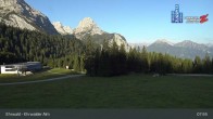 Archiv Foto Webcam Sicht auf das Kinderland an der Ehrwalder Alm 07:00