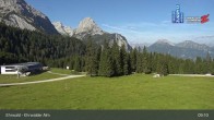 Archiv Foto Webcam Sicht auf das Kinderland an der Ehrwalder Alm 08:00