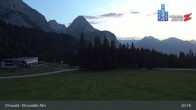 Archiv Foto Webcam Sicht auf das Kinderland an der Ehrwalder Alm 00:00