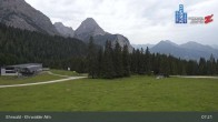 Archiv Foto Webcam Sicht auf das Kinderland an der Ehrwalder Alm 06:00