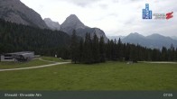Archiv Foto Webcam Sicht auf das Kinderland an der Ehrwalder Alm 07:00