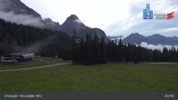 Archiv Foto Webcam Sicht auf das Kinderland an der Ehrwalder Alm 02:00