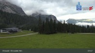 Archiv Foto Webcam Sicht auf das Kinderland an der Ehrwalder Alm 07:00