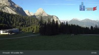 Archiv Foto Webcam Sicht auf das Kinderland an der Ehrwalder Alm 07:00