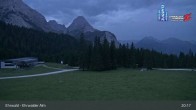 Archiv Foto Webcam Sicht auf das Kinderland an der Ehrwalder Alm 02:00