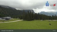 Archiv Foto Webcam Sicht auf das Kinderland an der Ehrwalder Alm 08:00