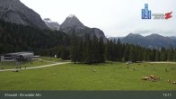 Archiv Foto Webcam Sicht auf das Kinderland an der Ehrwalder Alm 12:00