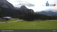 Archiv Foto Webcam Sicht auf das Kinderland an der Ehrwalder Alm 14:00