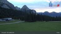 Archiv Foto Webcam Sicht auf das Kinderland an der Ehrwalder Alm 20:00