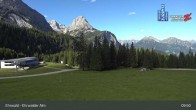 Archiv Foto Webcam Sicht auf das Kinderland an der Ehrwalder Alm 09:00