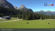 Archiv Foto Webcam Sicht auf das Kinderland an der Ehrwalder Alm 10:00